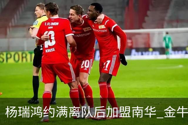 杨瑞鸿约满离队后加盟南华 金牛会继续为他加油